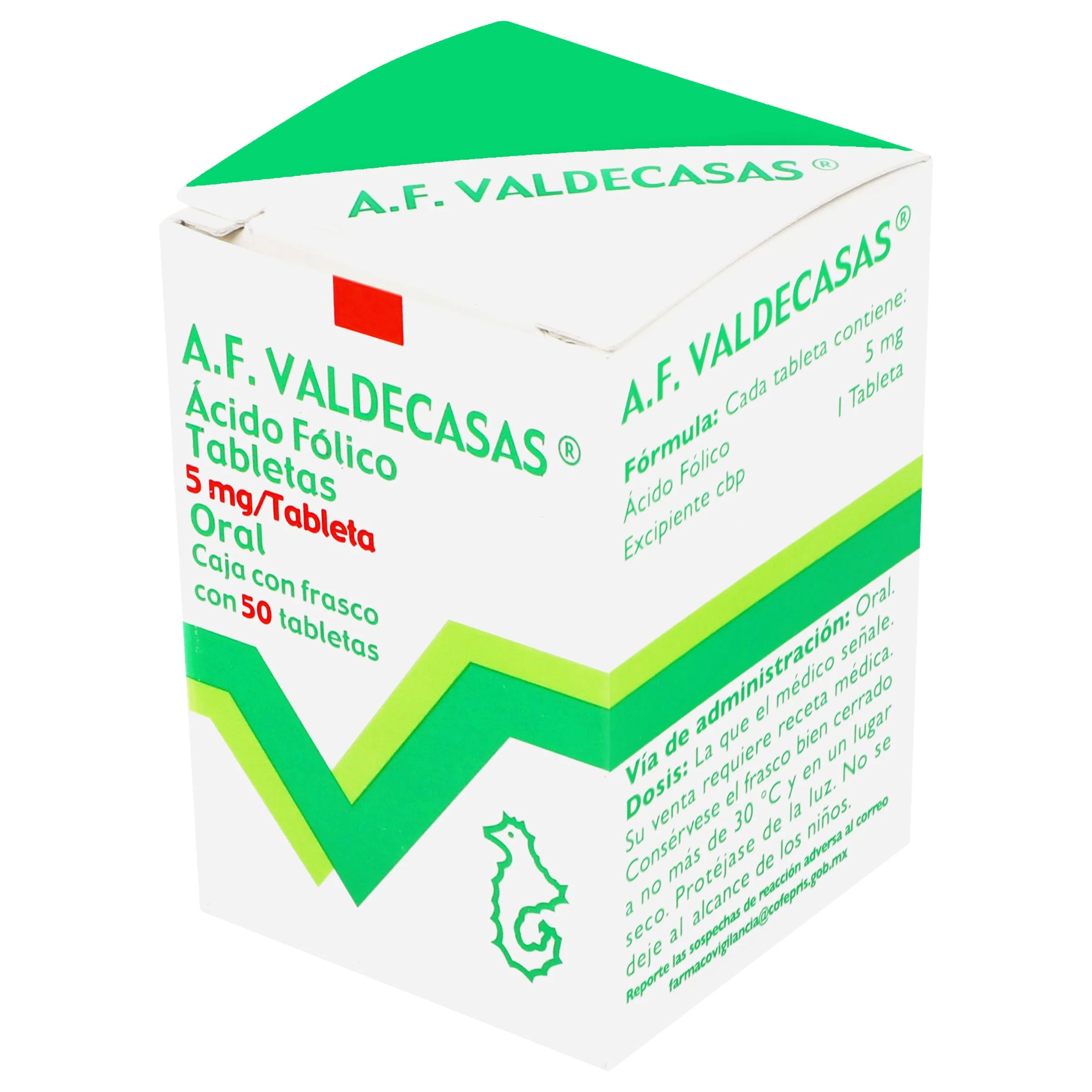 Acido-Folico 5 Mg Con 50 Tabletas - Image 3