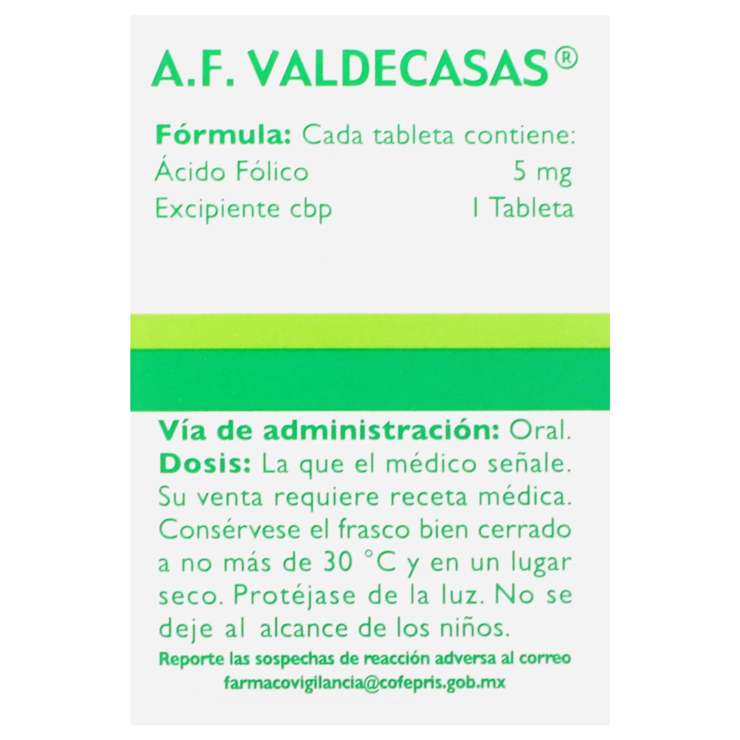 Acido-Folico 5 Mg Con 50 Tabletas - Image 4