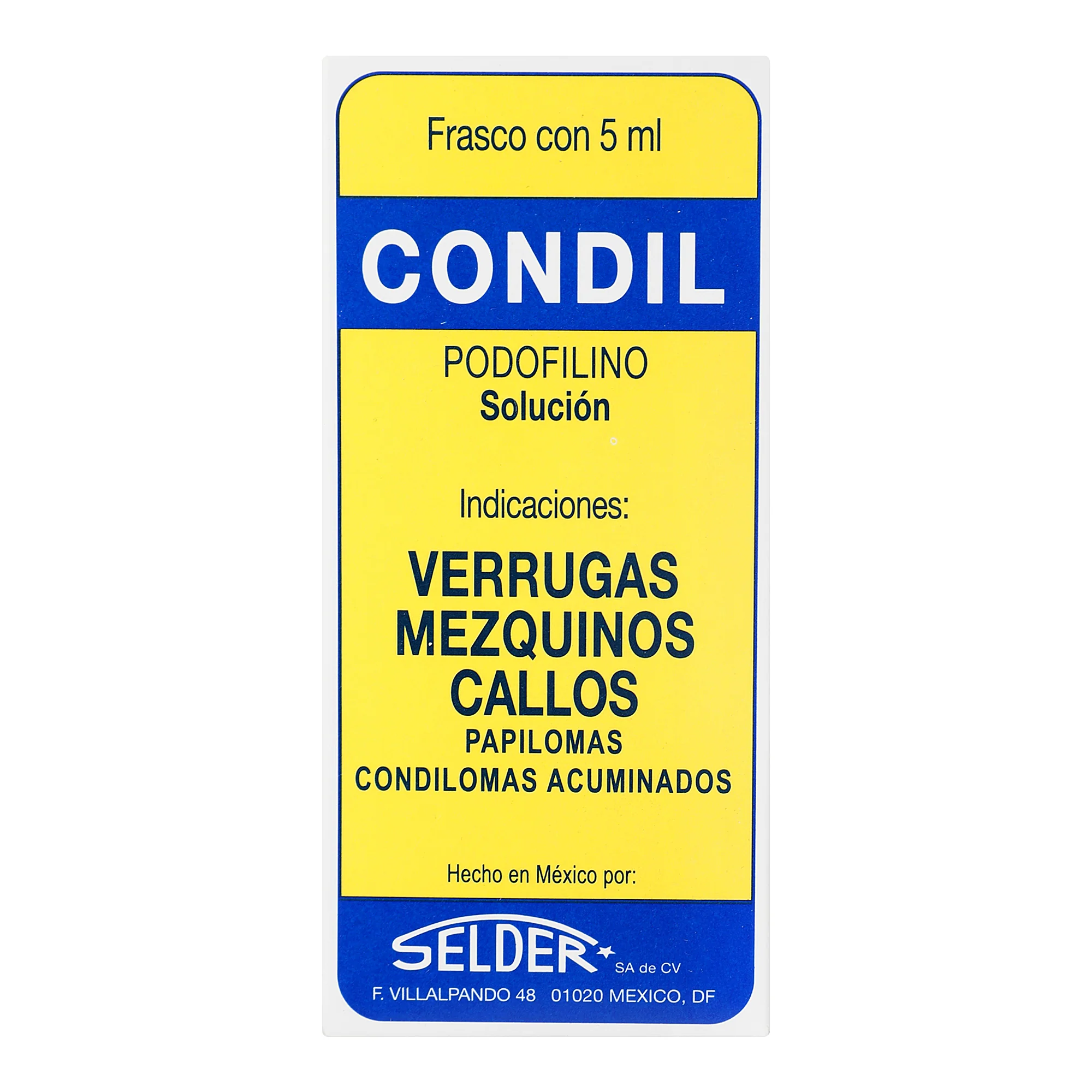 Condil 250 Mg Solucion 5 Ml
