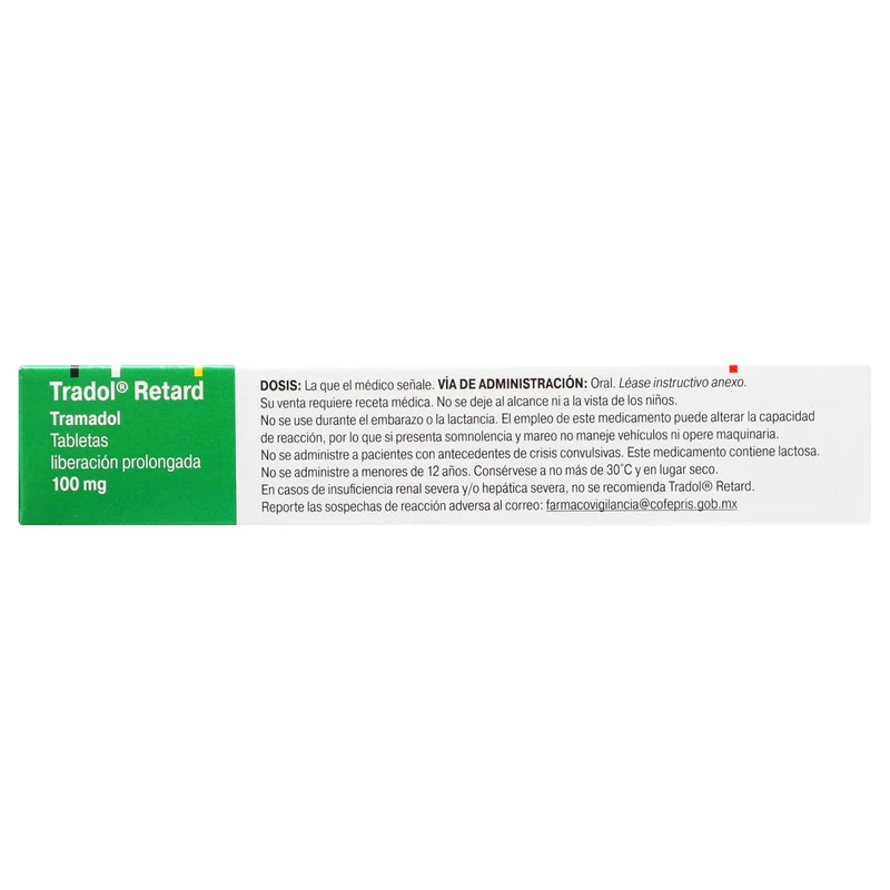 Tradol-Retard 100 Mg Tabletas 10 - Image 6