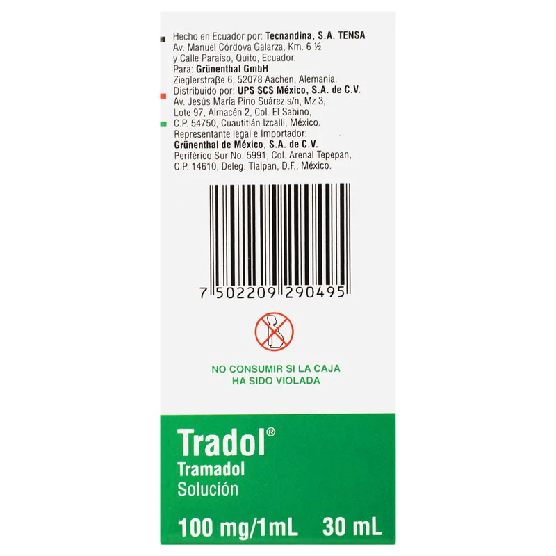 Tradol 100 Mg Gotas 30 Ml - Image 5