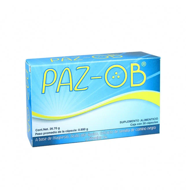 Paz-Ob Con 30 Capsulas Suplemento Alimenticio