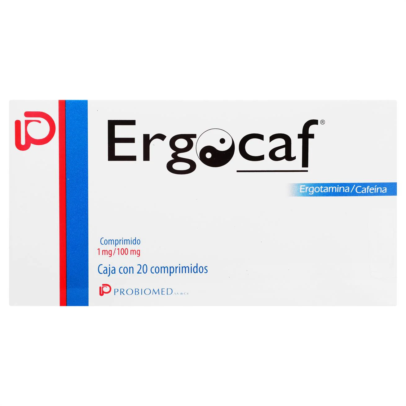 Ergocaf 1/100 Mg Con 20 Grageas - Image 2