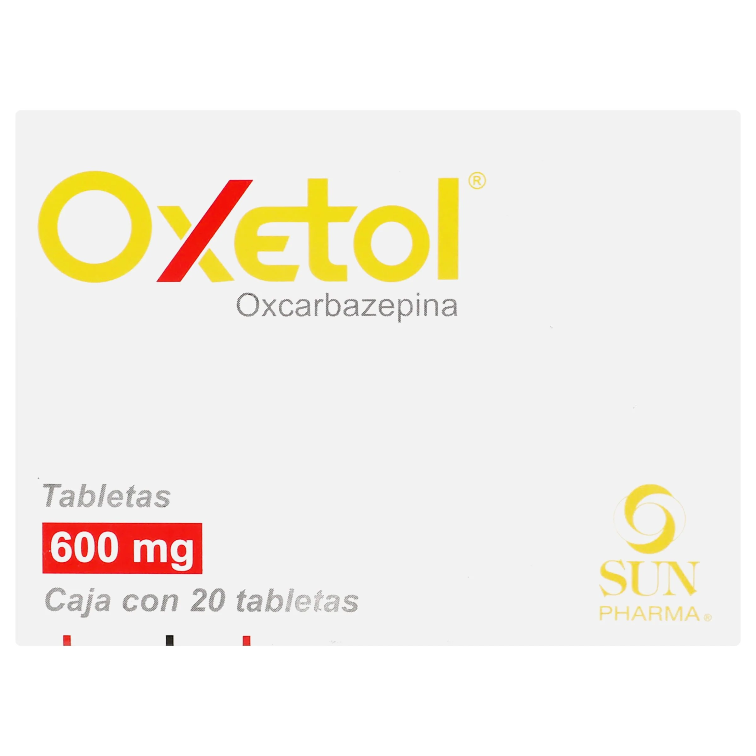 Oxetol 600 Mg Con 20 Tabletas