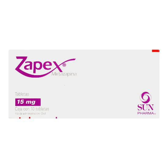 Zapex 15 Mg Con 10 Tabletas