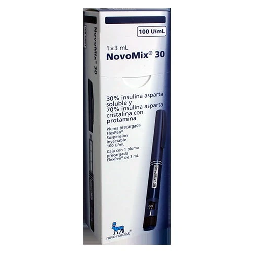 Novomix-30 Flexpen Suspension Inyectable 1X 3 Ml