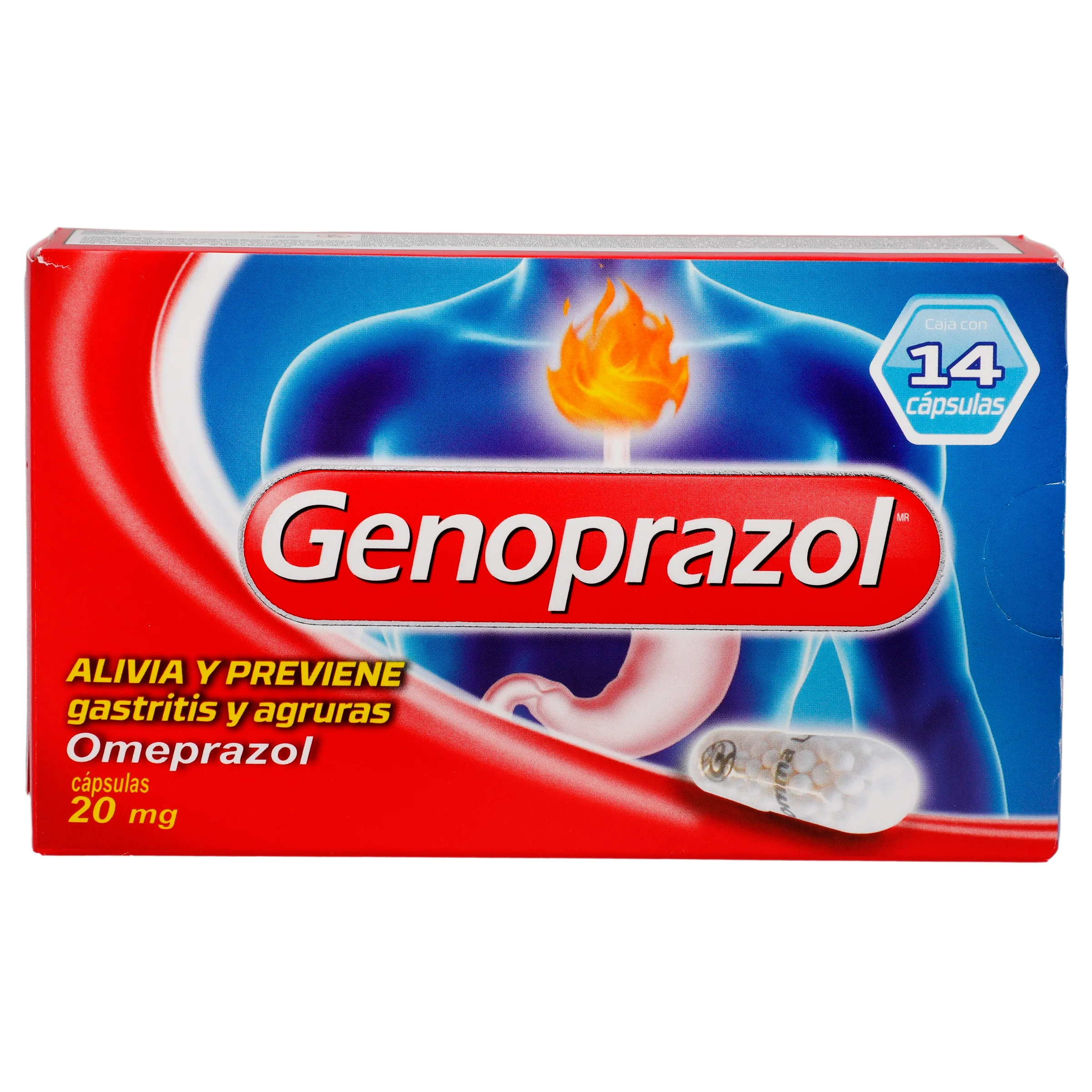 Genoprazol 20 Mg Capsulas Con 14
