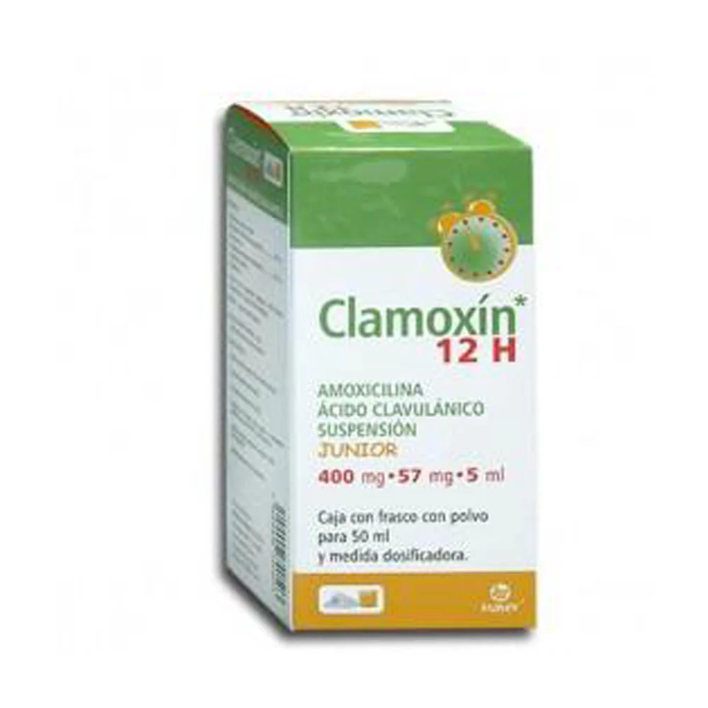 Clamoxin Suspension Jr 12 Horas 400/57 Mg 50 Ml