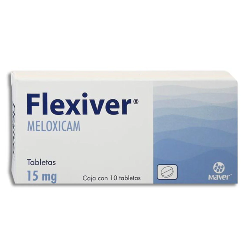 Flexiver (Meloxicam) 15 Mg Con 10 Tabletas