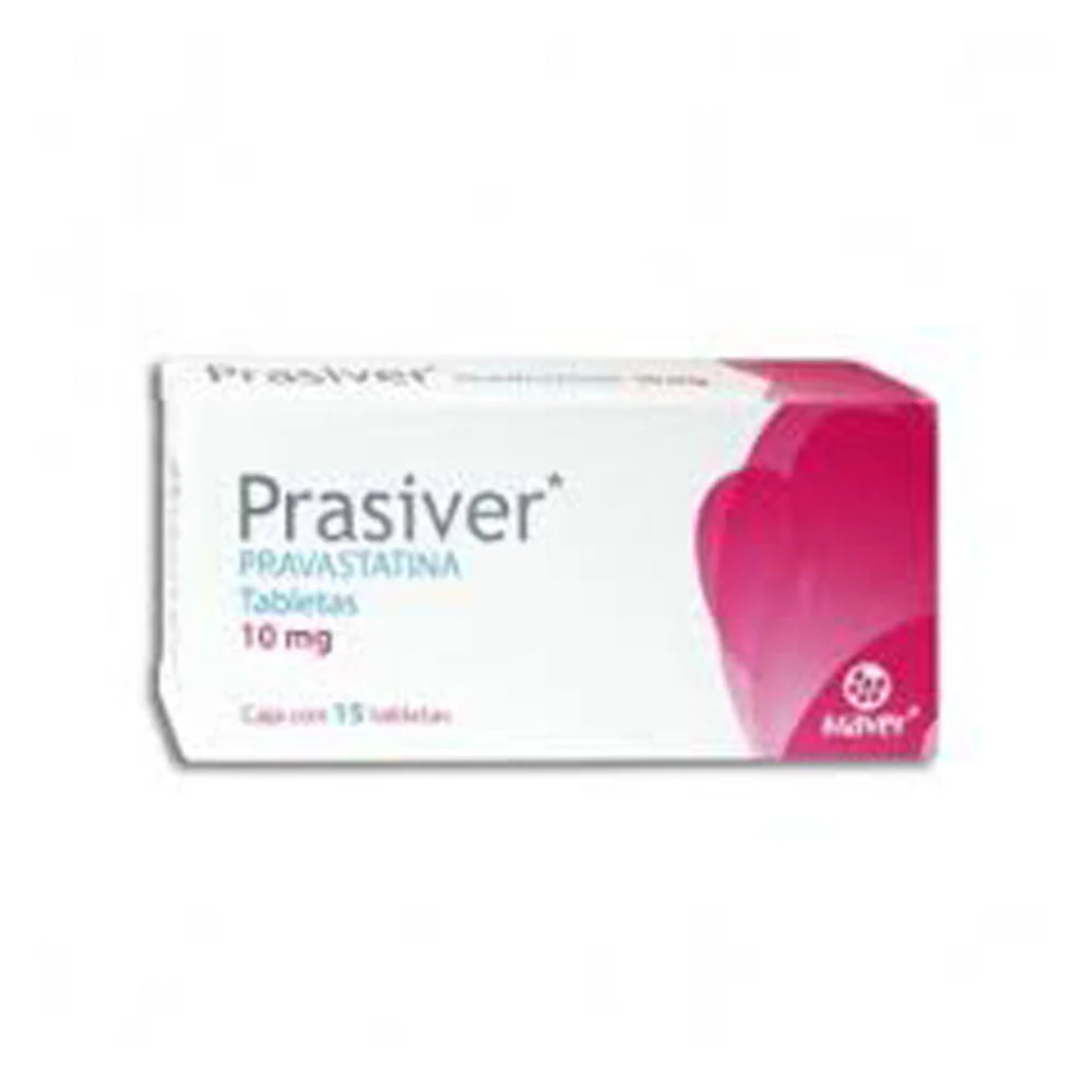 Prasiver (Pravastatina) 10 Mg Con 15 Tabletas