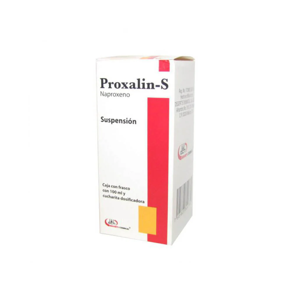 Proxalin-S (Naproxeno) Suspension 125 Mg/5/100 Ml