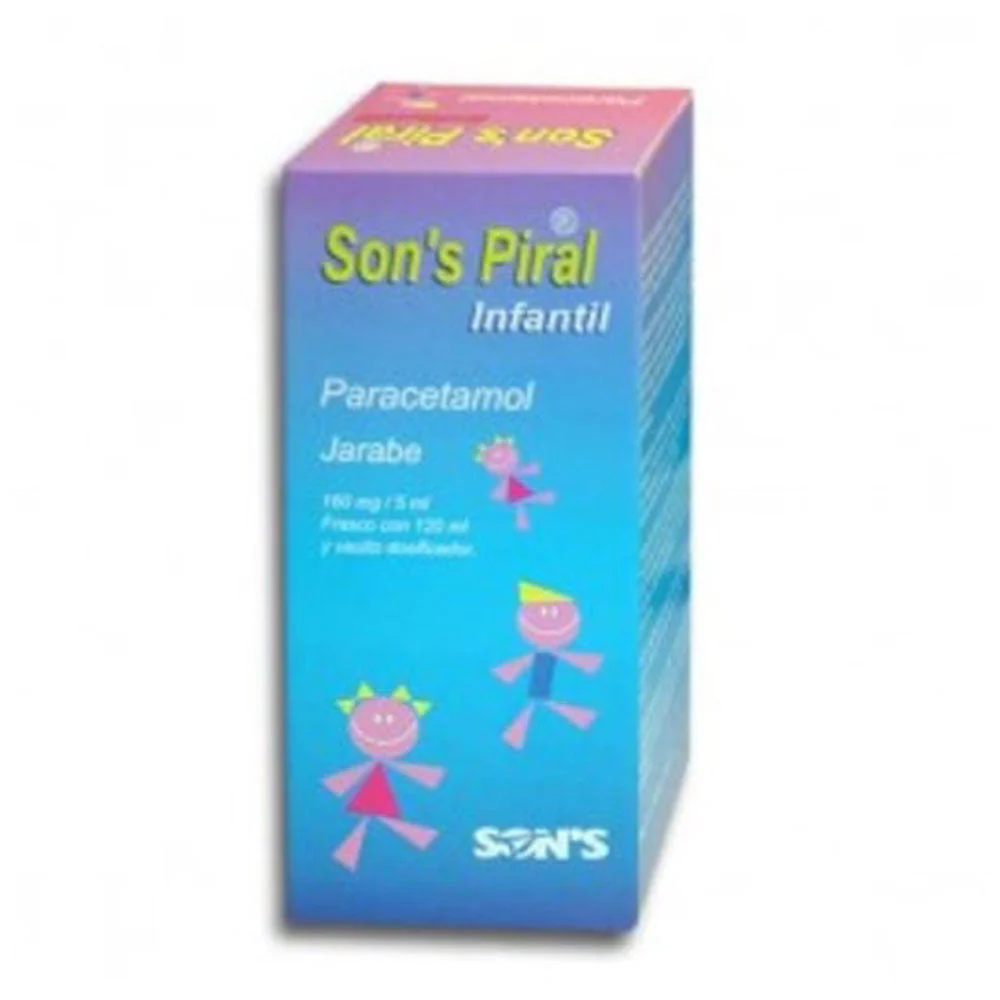 Sons Piral (Paracetamol) Jarabe 120 Ml