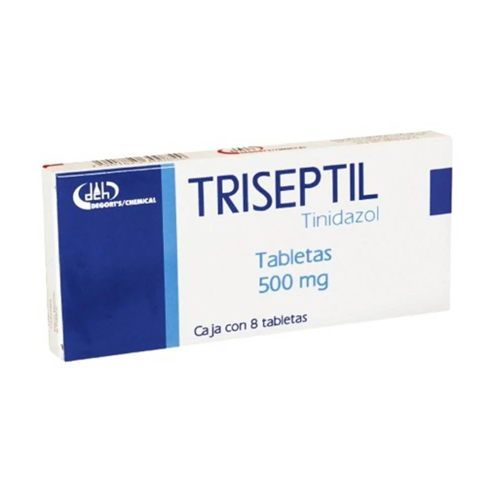 Triseptil (Tinidazol) 500 Mg Con 8 Tabletas