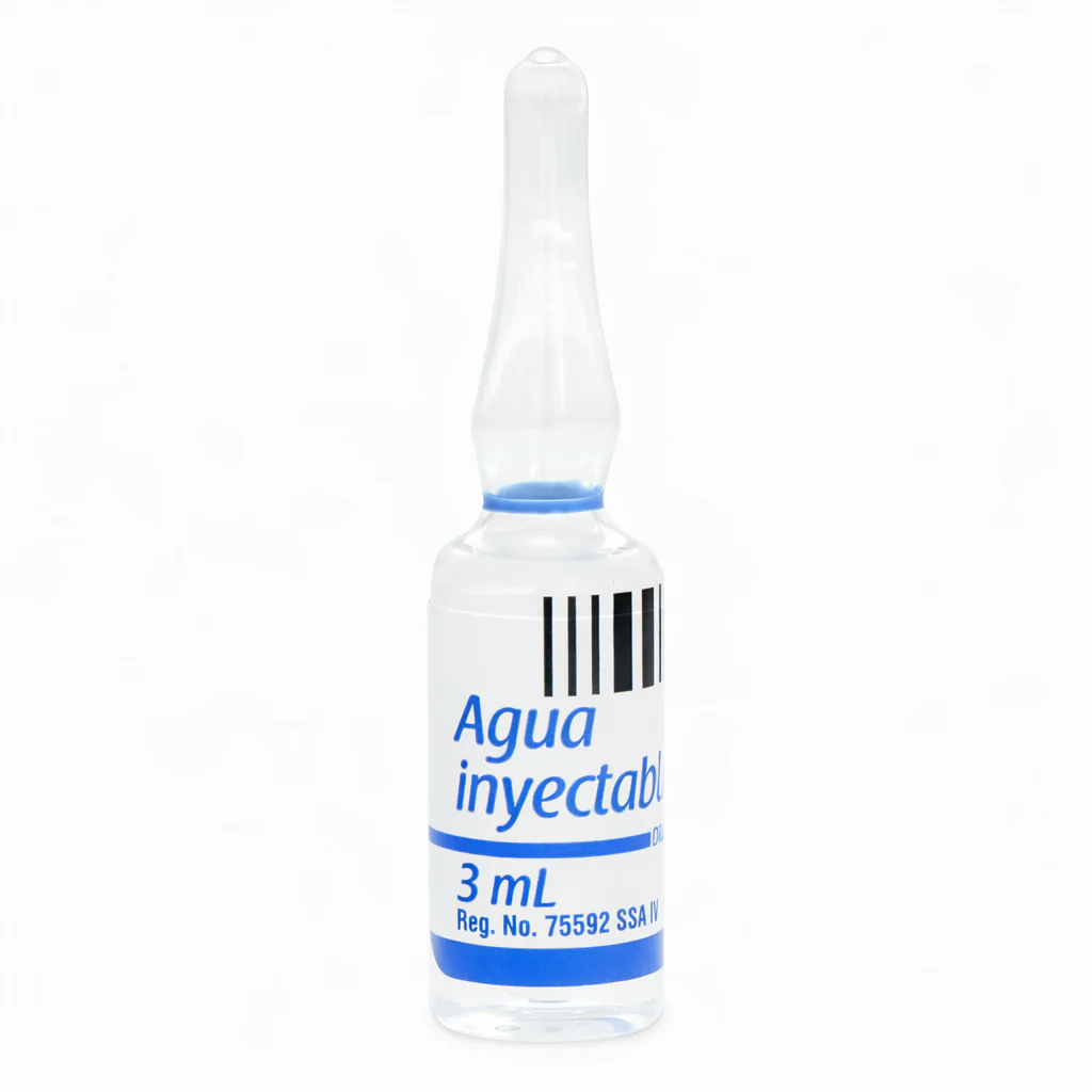 Agua Inyectable 3 Ml Pisa