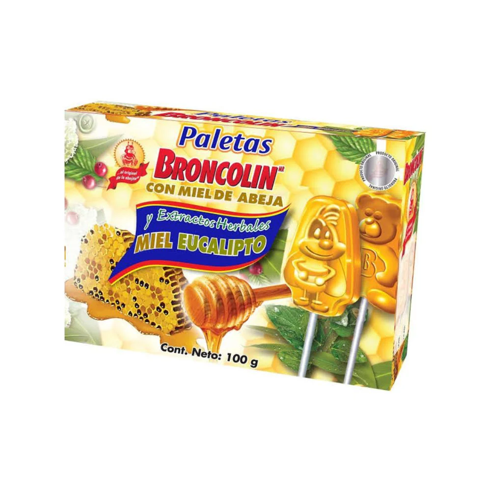 Broncolin Paleta 10 G Natural Con 10 Piezas