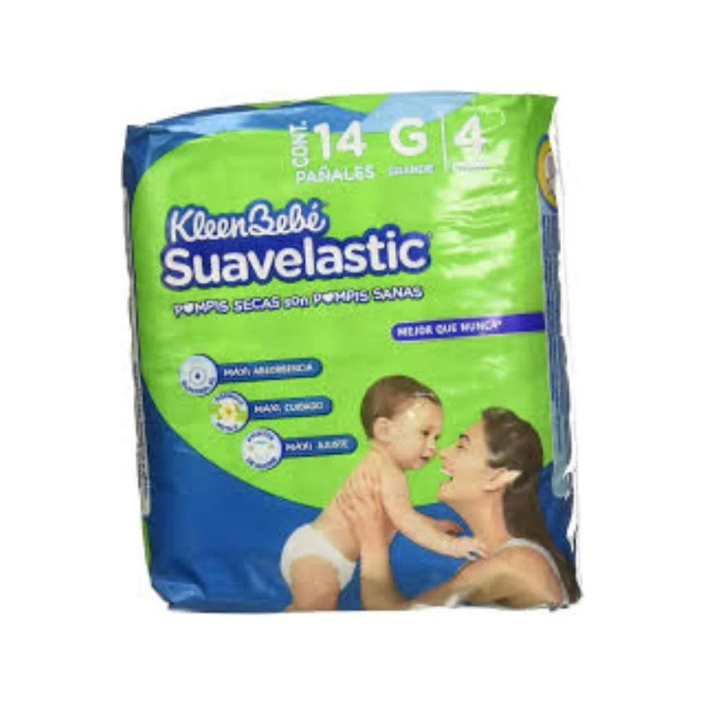 Pañal Kleebebe Suavelastic Max Grande C/14