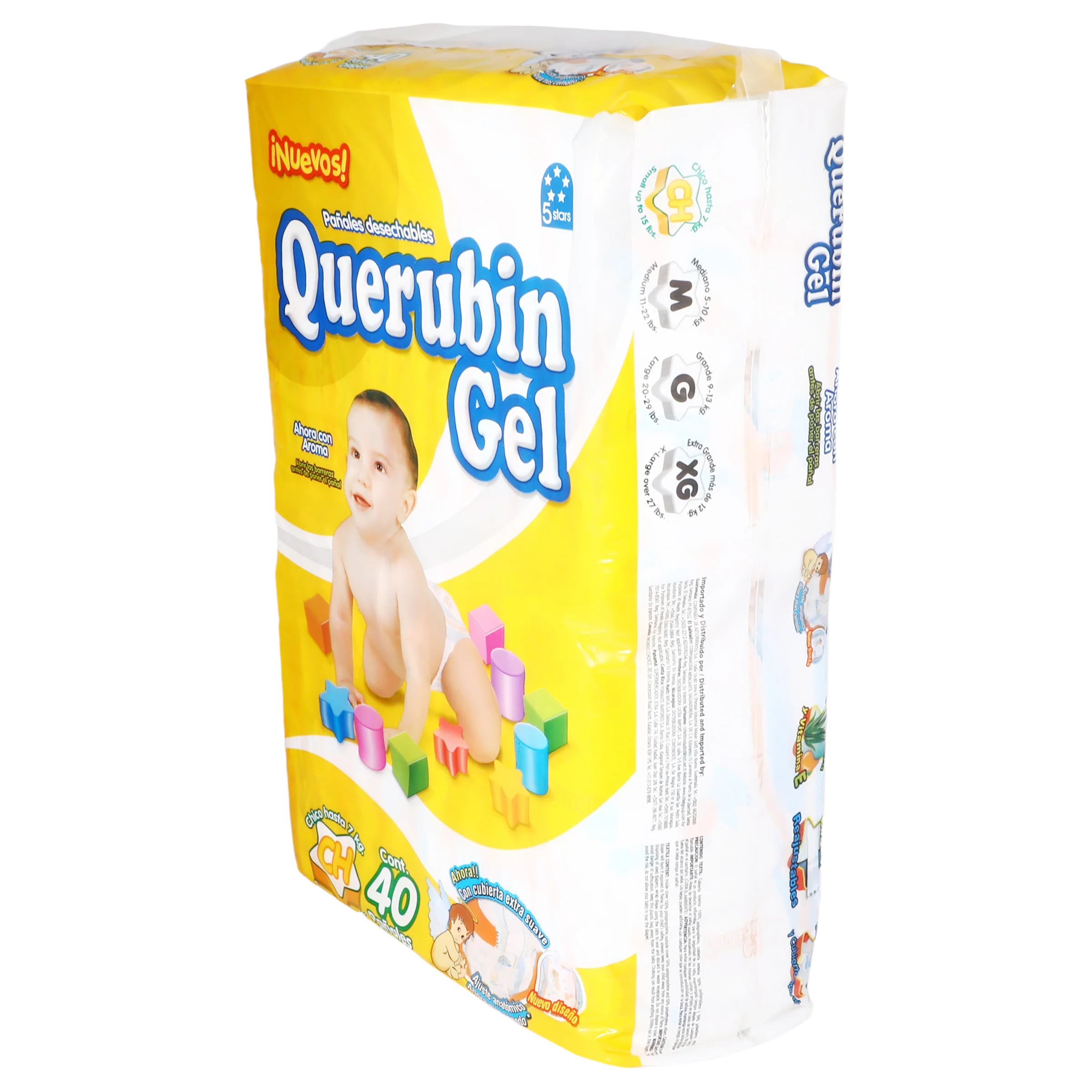 Pañal Querubin Con 40 Piezas Chico - Image 3