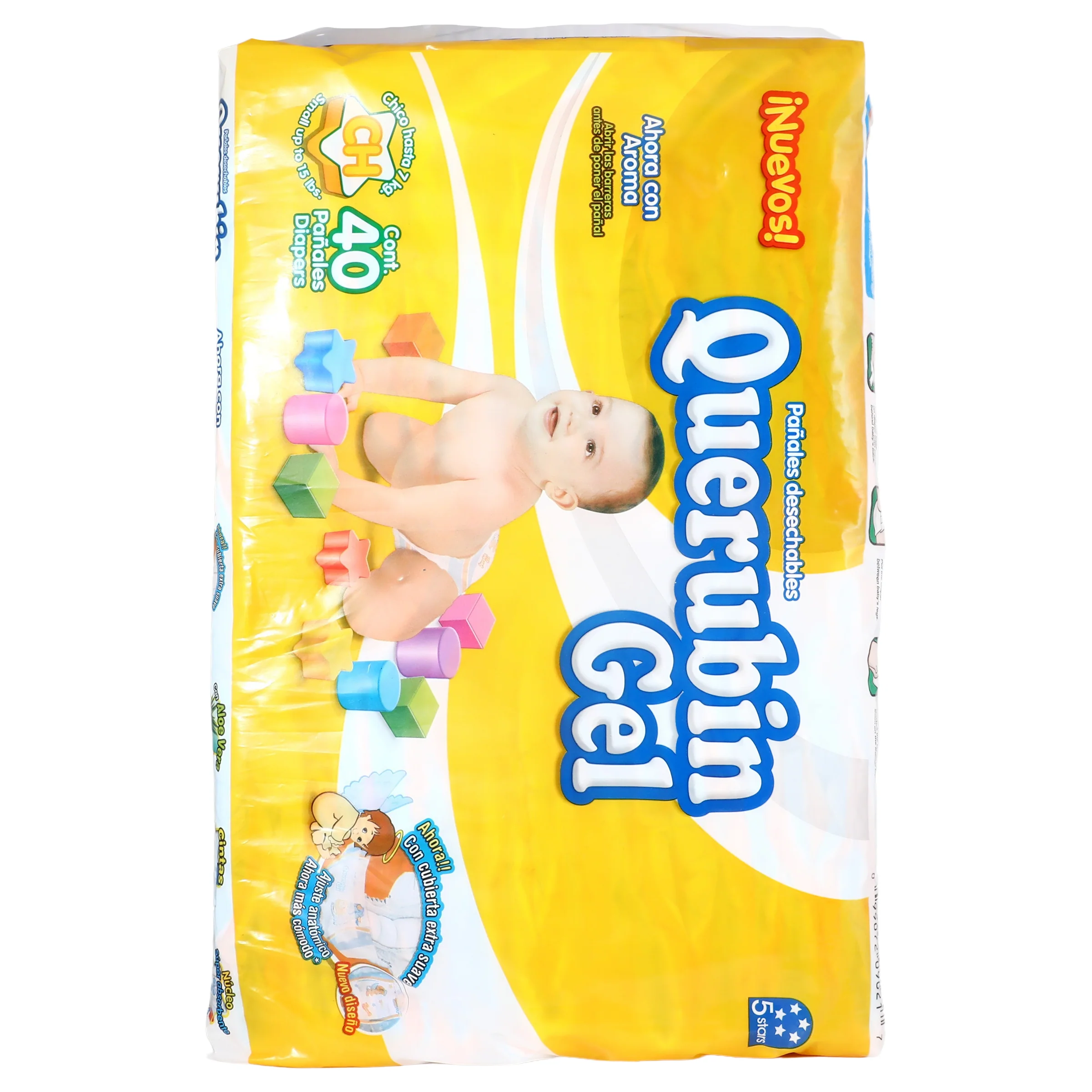 Pañal Querubin Con 40 Piezas Chico - Image 6