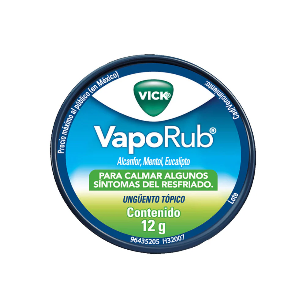 Vaporub Ungüento Pieza Con 12 G