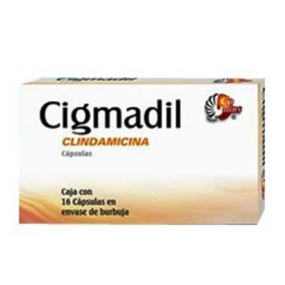 Cigmadil (Clindamicina) 300 Mg Con 16 Capsulas