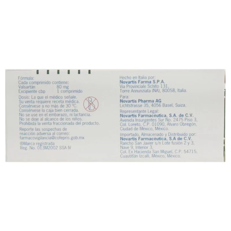 Diovan 80 Mg Con 30 Comprimidos - Image 7
