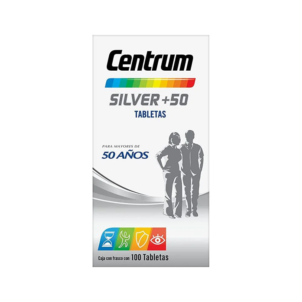 Centrum Silver Mayores De 50 Años Con 100 Tabletas
