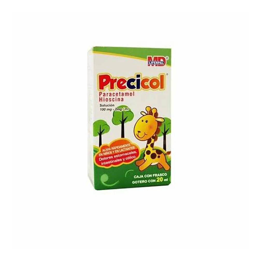Precicol (Paracetamol/Hioscina) Solucion Gotas 20 Ml