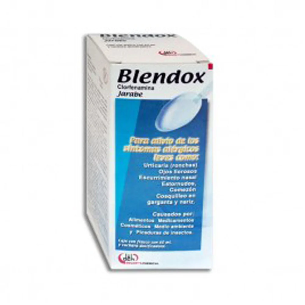 Blendox Jarabe (Clorfenamina) Frasco 60 Ml