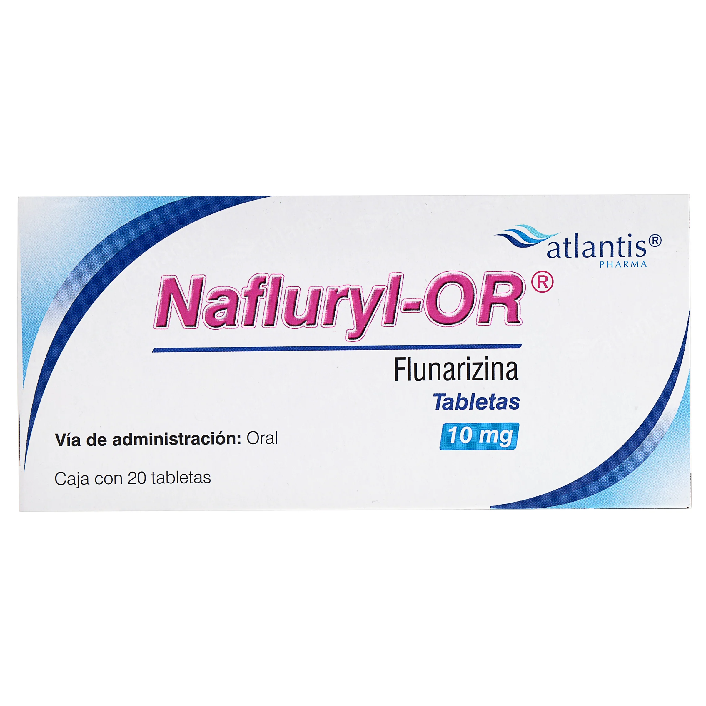 Nafluryl-Or 10 Mg Con 20 Tabletas