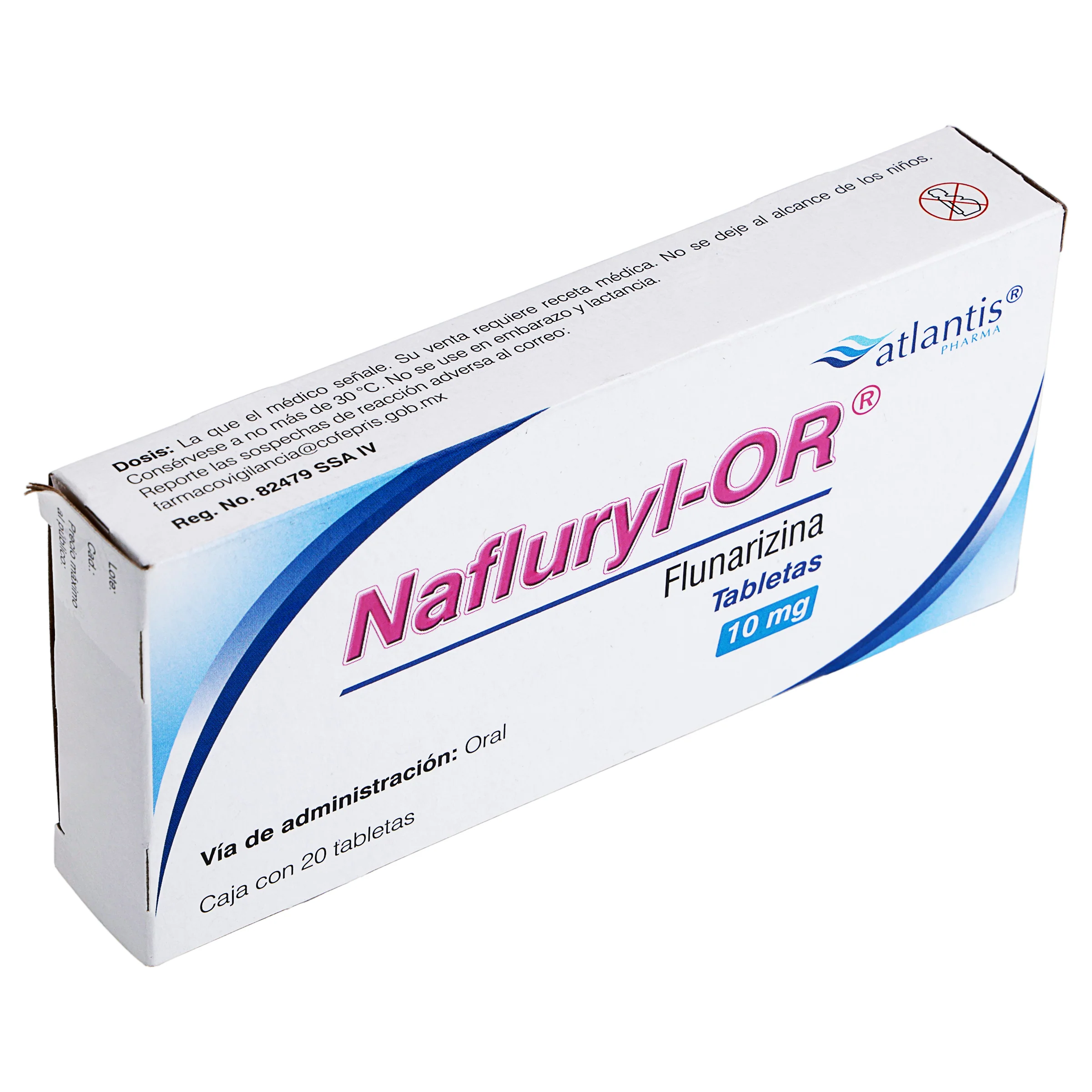 Nafluryl-Or 10 Mg Con 20 Tabletas - Image 2
