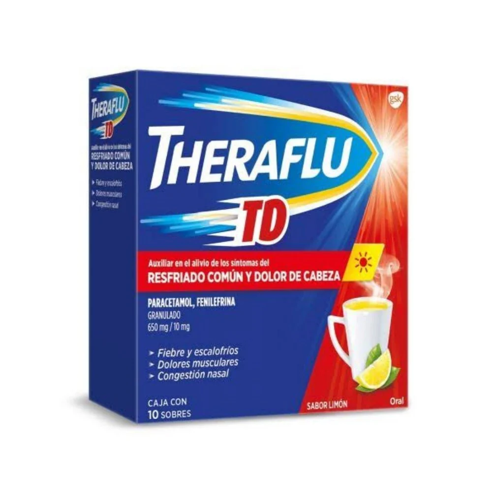 Theraflu Rojo Promo60%Producto