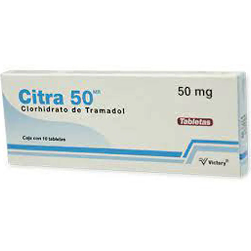 Citra (Tramadol) 50 Mg Con 10 Tabletas