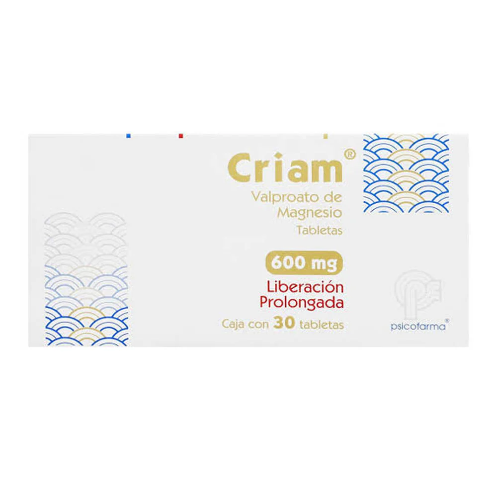 Criam 600 Mg Tabletas 30
