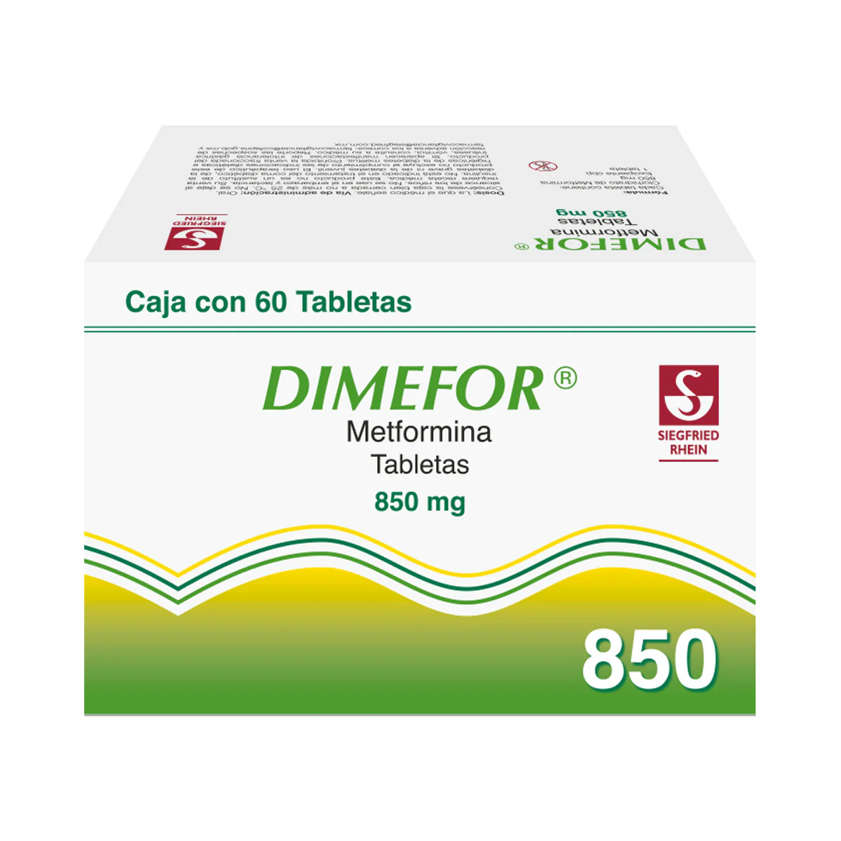 Dimefor 850 Mg - Caja Con 60 Tabletas (Metformina) - Image 4