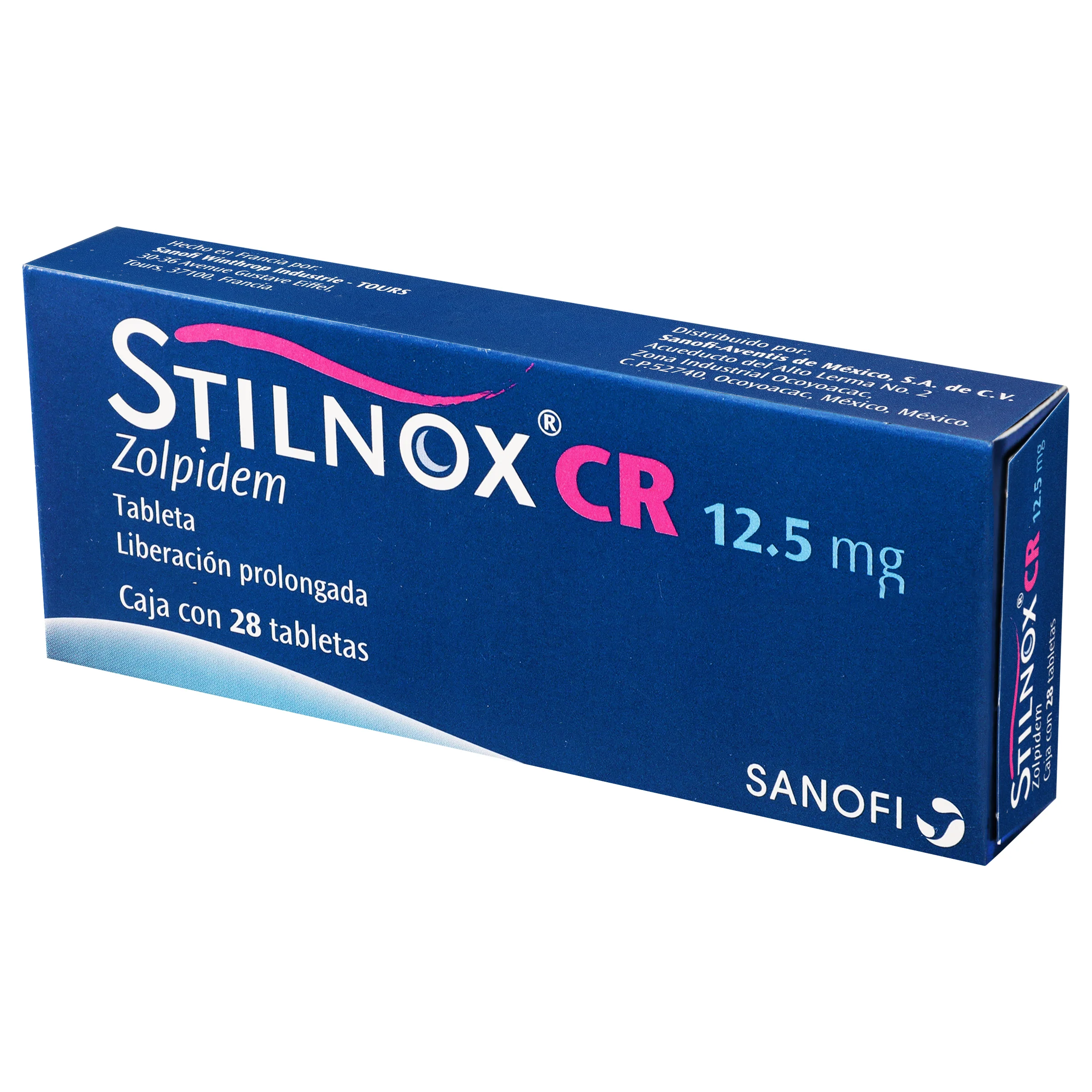 Stilnox-Cr 12.5 Mg Caja Con 28 Tabletas - Image 4