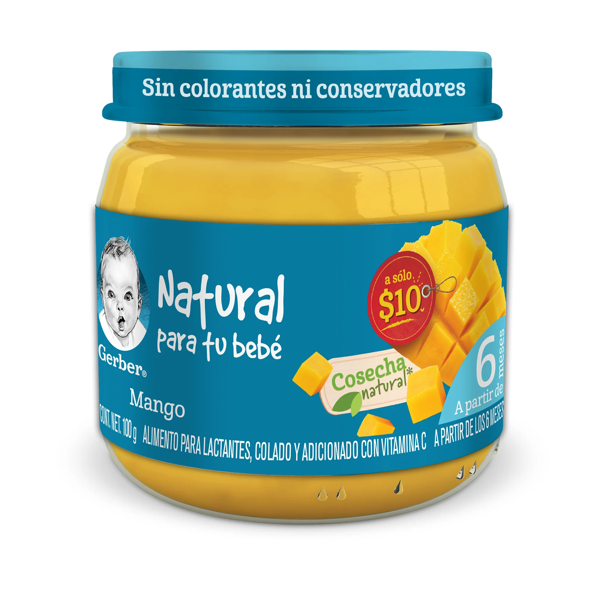 Gerber Segunada Etapa Pure Mango 100 G - Image 4