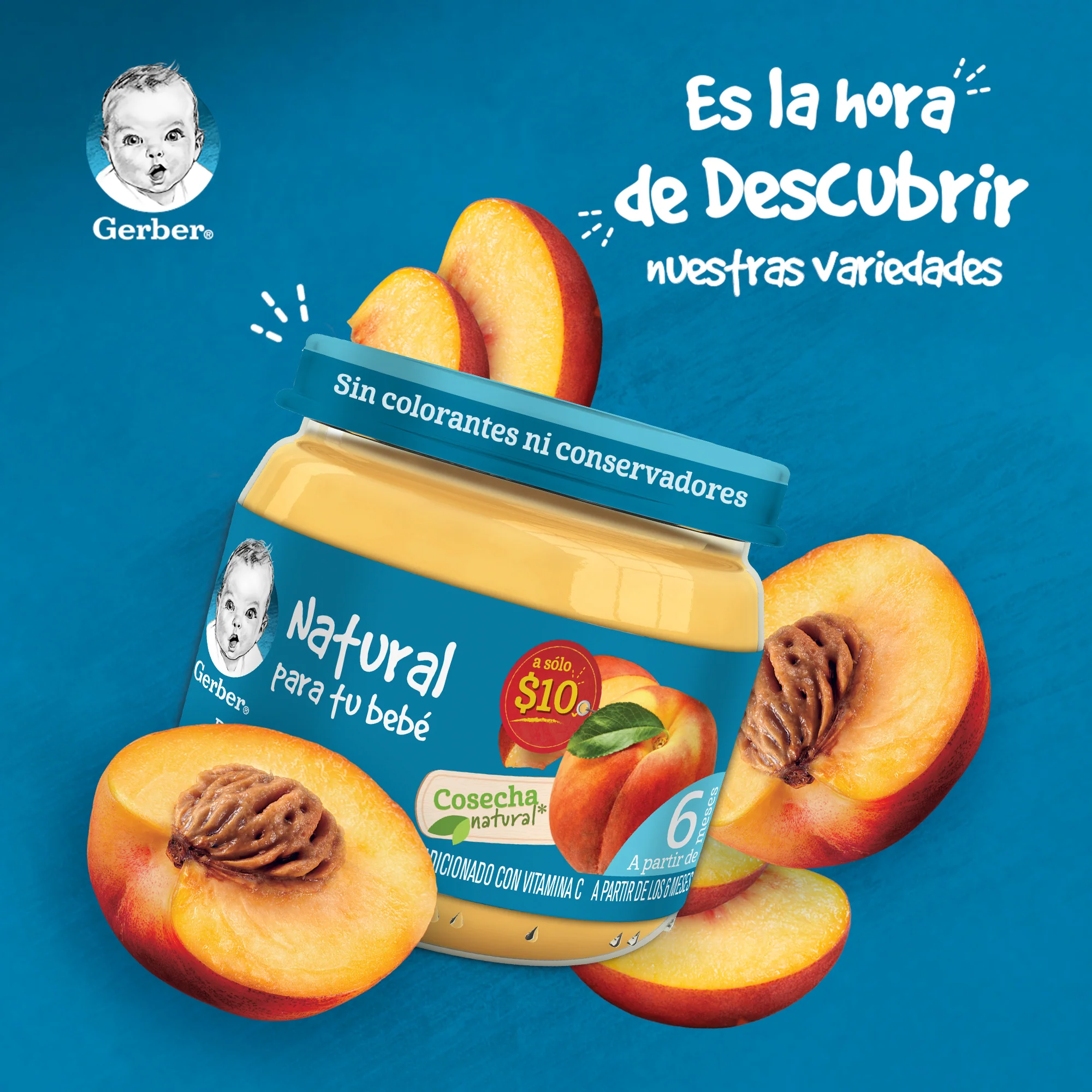 Gerber Segunda Etapa Pure Duraznos 100 G - Image 10