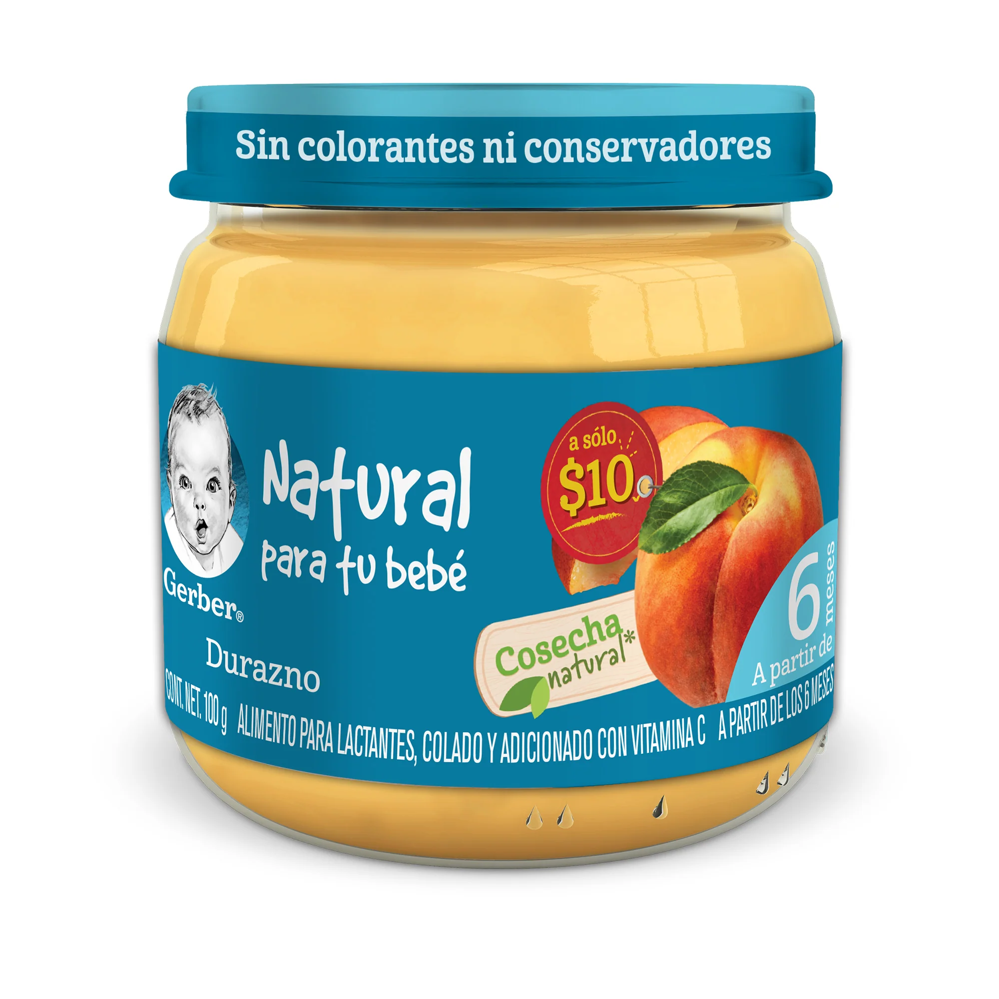 Gerber Segunda Etapa Pure Duraznos 100 G - Image 4