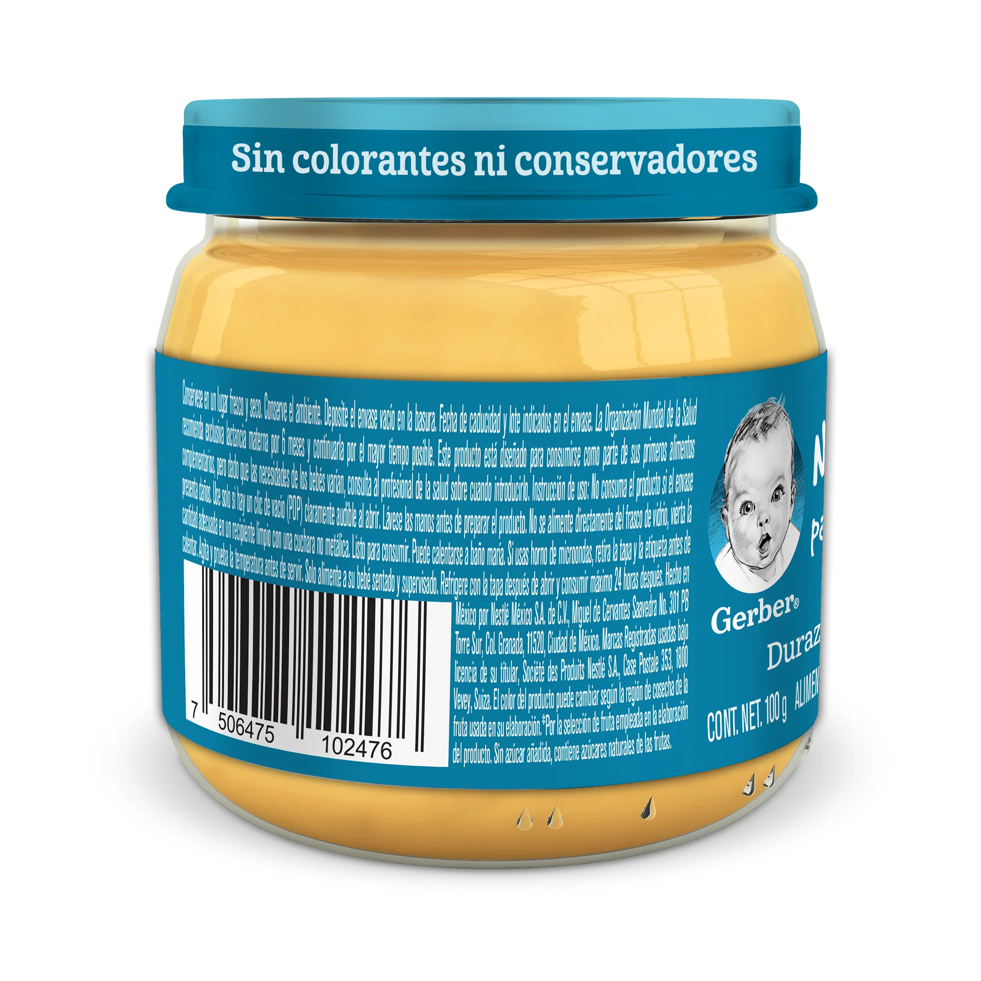 Gerber Segunda Etapa Pure Duraznos 100 G - Image 6