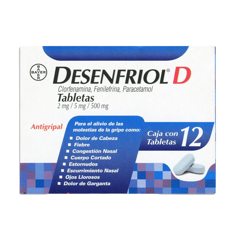 Desenfriol-D Tabletas Con 12