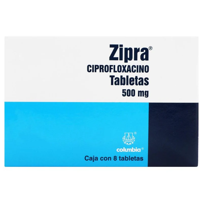 Zipra (Ciprofloxacino) 500 Mg Con 8 Tabletas - Image 2