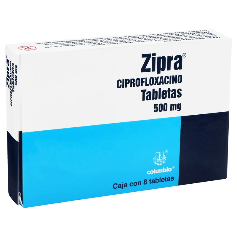 Zipra (Ciprofloxacino) 500 Mg Con 8 Tabletas - Image 3