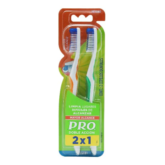 Cepillo Dental Pro D-Duty Encop Mediano 2X1N