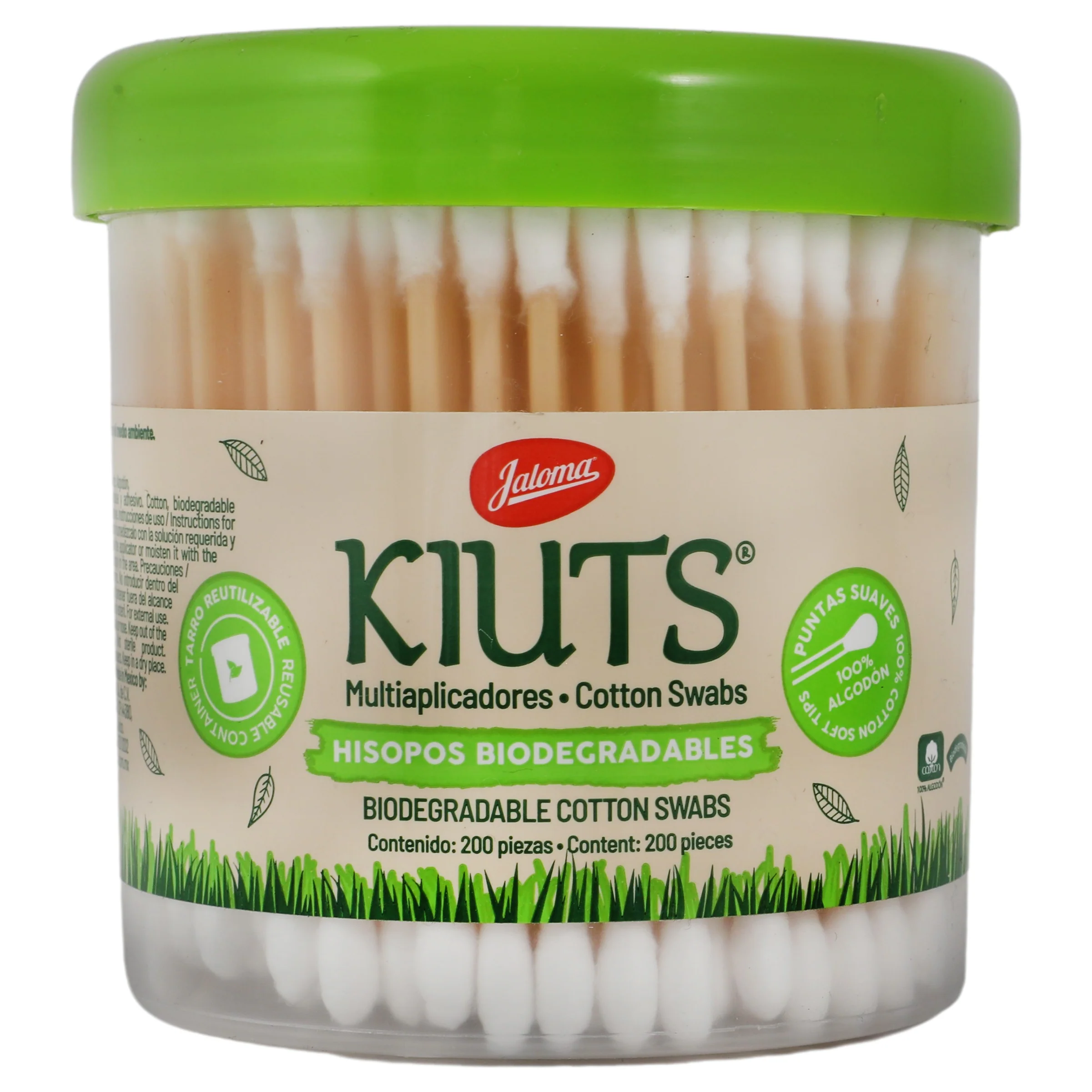 Hisopos Aplicadores Kiut S Jaloma Tarro 200 Piezas
