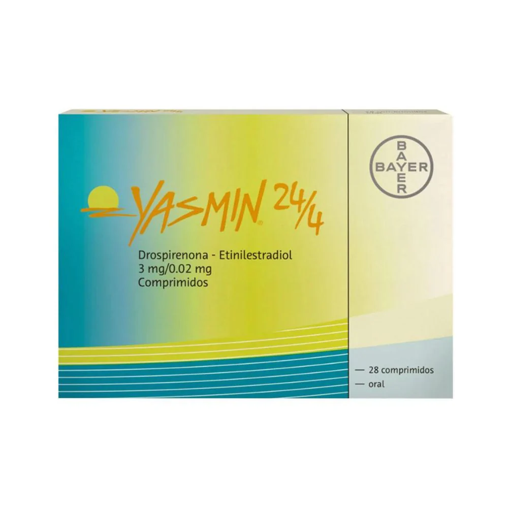 Yasmin 24/4 3/0.02 Mg 28 Comprimidos