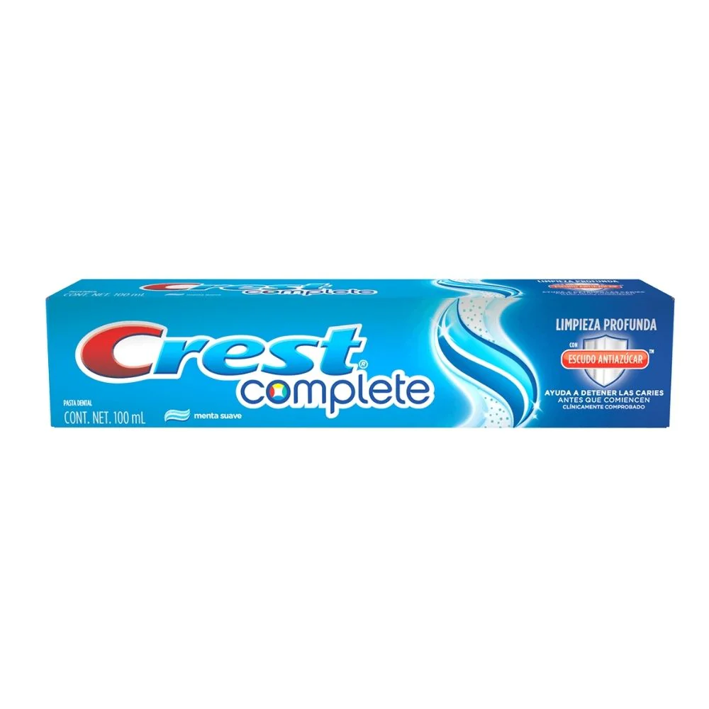 Crema Dental Crest Complete Menta Suave 100Ml