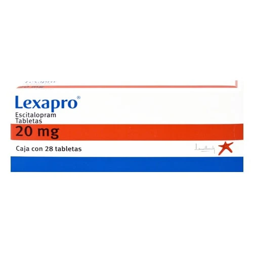 Lexapro 20 Mg Tabletas 28