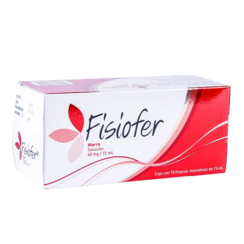 Fisiofer 40 Mg/15 Ml Con 10 Frascos