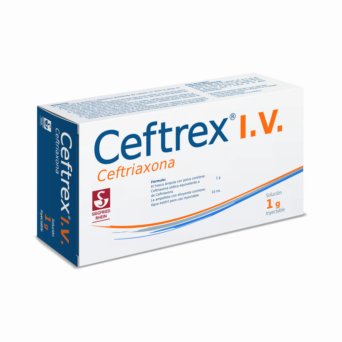 Ceftrex I.V 1 G - Ampolleta Con Solucion Inyectable 10 Ml (Ceftriaxona) - Image 2