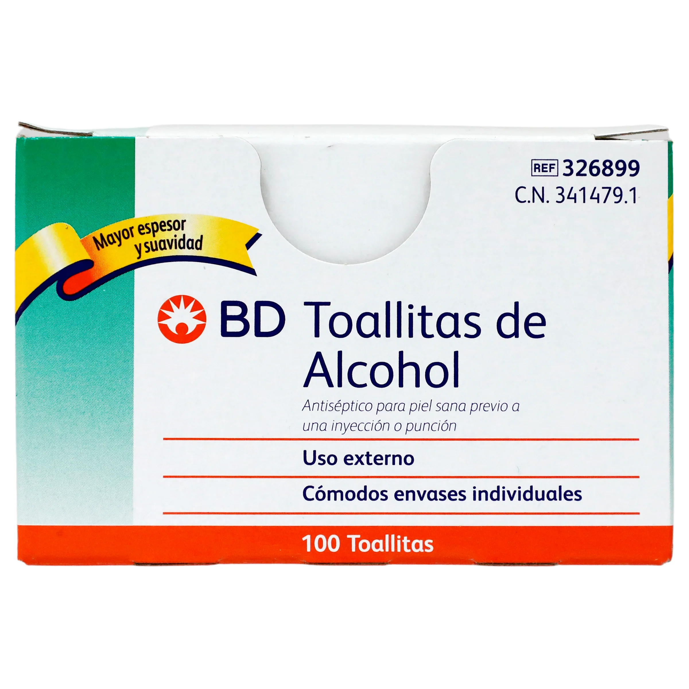 Alcohol Swabs Bd Caja Con 100 Toallitas